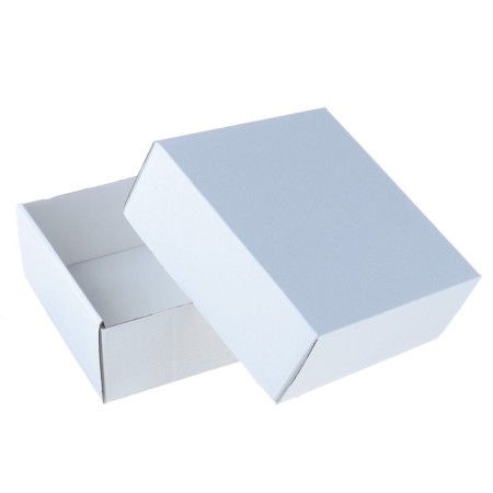 Box the team without printing lid is a white one without a window 14.5 x 14.5 x 6 cm-2