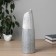 VAZA Ceramics Table "Brigham" Classic Galant, D-6CM, H-29.5X9 cm, white-gray