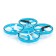 A Quadrocopter Radio Management Drone, backlight, works from the battery, the color is blue