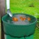 Mosquito mesh on a barrel, d = 80 cm, with a puff