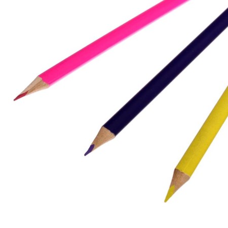 Pencils colored 12 colors "machine", wooden building, three -sided-4