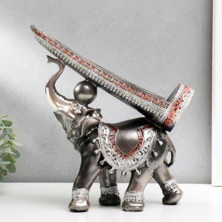 Souvenir Polystone stand for the bottle "Griffel Elephant" 29.5x29x10 cm-4