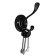 Furniture hook Cappio Gloria, two -rod, black