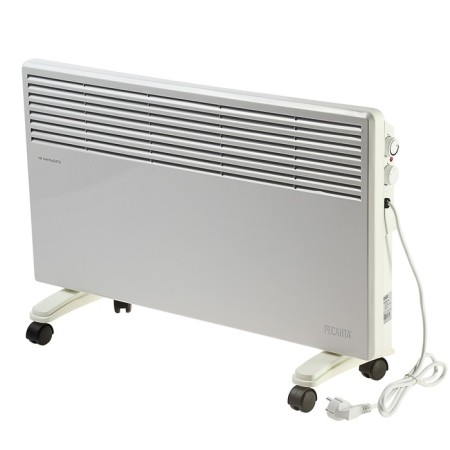 Resanta heater OK-20000, convector, 2000 watts, 20 m², wheels, white