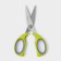 Scissors kitchen shares "Elba", 22 cm, green color