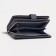 Women's wallet on a magnet, black color