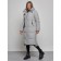 Coat insulated winter female, size 44, color gray color