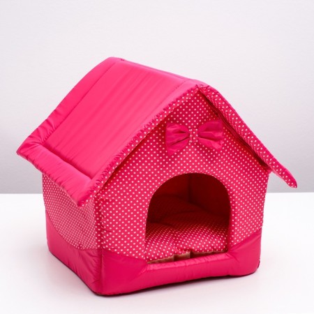 House "Tenderness", 34 x 32 x 37 cm, pink