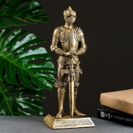 Figure "Knight" Bronze, 11.5x13.5x37cm