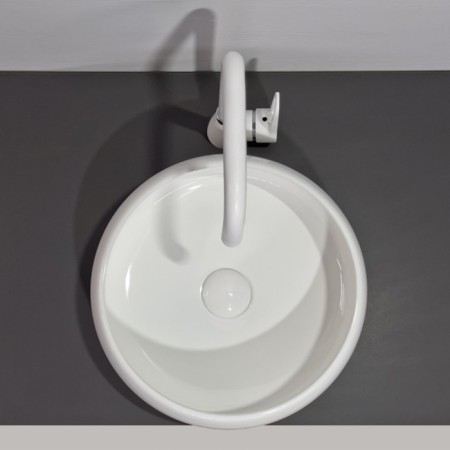 Comforty 113 liner shell, round, white color-4