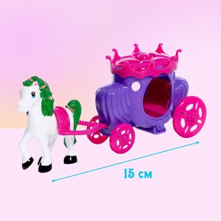 Castle for dolls, with figures, light, sound, with accessories-2