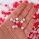 Pompons for creativity and decor "Pink Mix", 55 grams