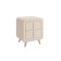 Tumbling bedside Sophie 480x370x582 eco -leather cream
