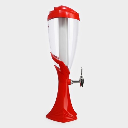 Beer Tower "Babylon", 3 l, red color-1