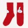 Male socks, red/goose color, size 27