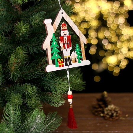 New Year's suspension "Nutcracker" 13 × 0.5 × 14 cm-1
