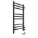 Two electric heated towers Laris Astor ChKCh9, 350x700 mm, 9 crossbars, left, black
