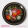 Backpot patch “Folk motifs”, d = 18 cm, black color