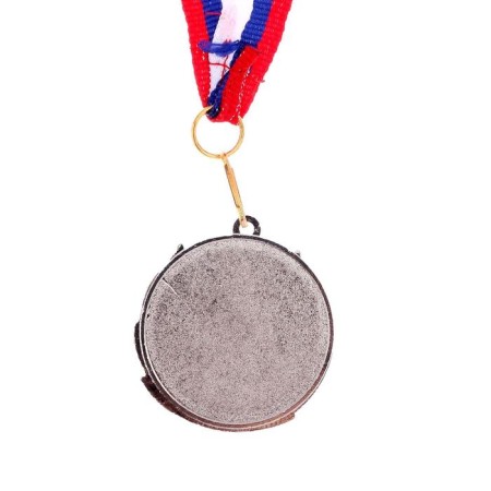 Prize medal 071 2 place. Color ser. With a ribbon. 4.3 x 4.6 cm.-3