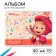 Album for drawing on a paper clip, A4, 40 sheets, "Masha", Masha and the bear