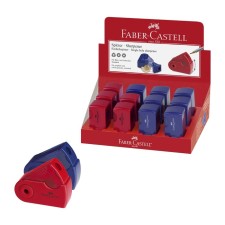 Carpet Faber-Castell with Sleeve-Mini container, 1 hole, red/blue