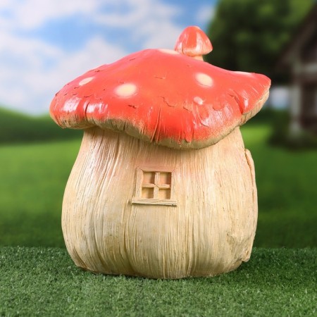 Garden figure "Mukhomor House" 21x21x25cm-3