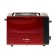 Toster Bosch TAT4P424, 970 W, 6 frying modes, 2 toasts, red-black