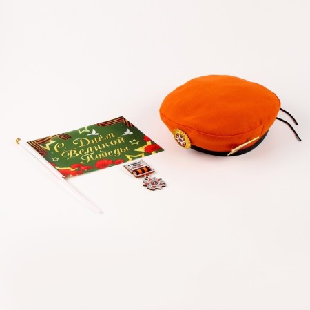 The carnival set of "strong soldier" takes an orange, size 54-56, icon, flag-4