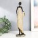 Polystone souvenir "African with a jug in a light dress with leaves" MIX 8.5x6.3x33.5 cm