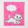A set of notebooks 10 pieces, 12 sheets, in a cage, cover covered paper, cats aristocrats