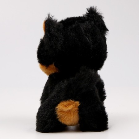 Soft toy "Dog", black color/-4
