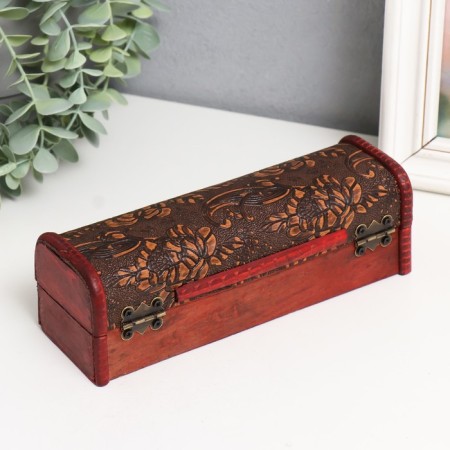 Casket-swimmer tree "Flowers" 6.5x20x7 cm-3