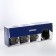 Ocean Eclipse Glass Service, 12 items: 6 cups 220 ml, 6 saucers