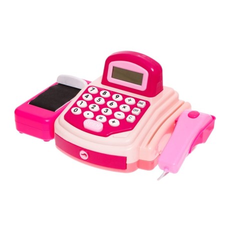 Cashier "Cool shop" with a scanner, basket and accessories-1