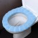 Soft cover on the lid and seat of the toilet (blue)