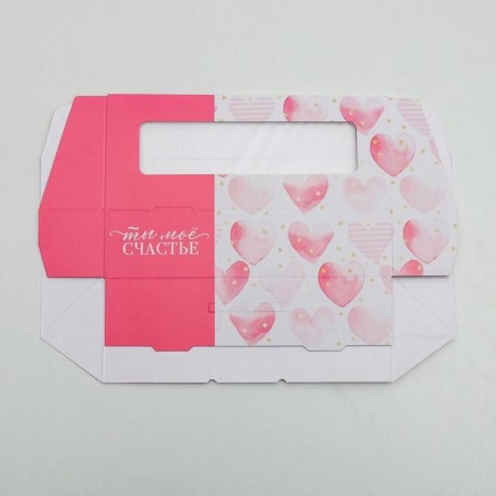 Confectionery packaging, a box with lamination "For loved ones", 17 x 7 x 4 cm-2