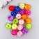 Beads for creativity plastic "Balls - broken glass" set 20 g d = 1.2 cm