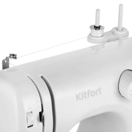 Sewing machine KitFort KT-6042, 9 W, 12 operations, semi-automatic, white-7