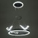 LUST "DRAGRAL" LED 48W 3000-6000K Black 52x52x80 cm Bayerlux