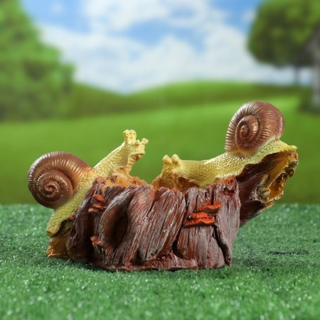 Garden figure "Snails-feeders" 24x15x14cm-3