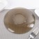 Basilico saucer, d = 16 cm, brown color