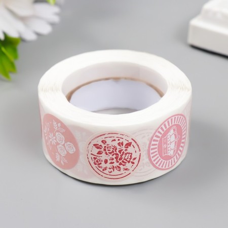 Stick Paper "Retro" d = 2.5 cm 500 pcs in a roll 3x6.5x6.5 cm-2