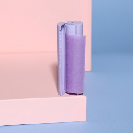 Leaf soap, in roll, d 2.3 × 9 cm, 120 cm, purple color-3