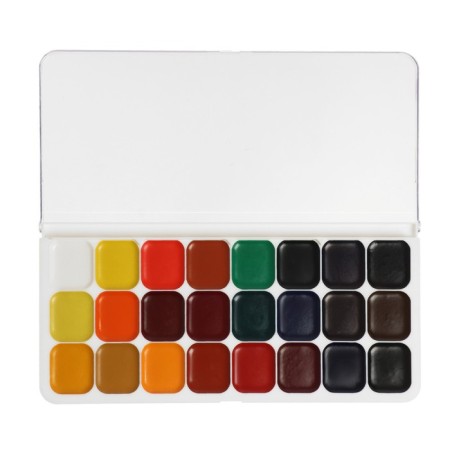Watercolor "Ray" de luxe, 24 colors, without brush-10