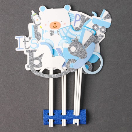 Set for decoration "Happy Birthday, Son", a set of 7 pcs.-4