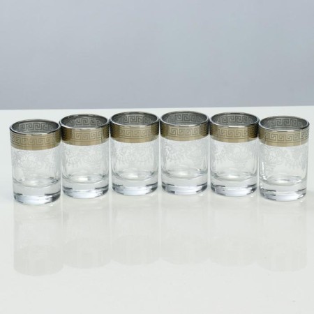 Mini-bar 6 objects oval, engraving 50 ml-5
