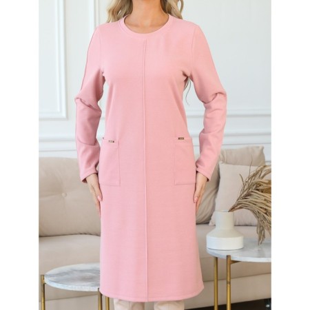 Women's dress, size 48, pink color-9