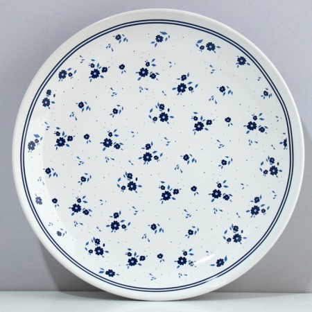 Ceramic plate Royal Garden, 22.5 cm, white color-1