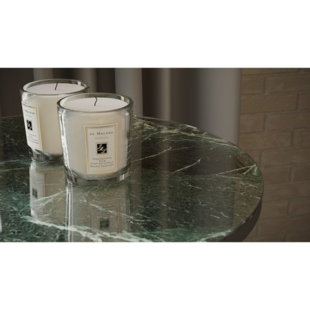 Journal table "Austin UV", 450 × 450 × 705 mm, color green marble-3
