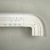 Three -cereal cornice "Ultracompact. Grace ", 320 cm, with a decorative bar 7 cm, silver/elegan